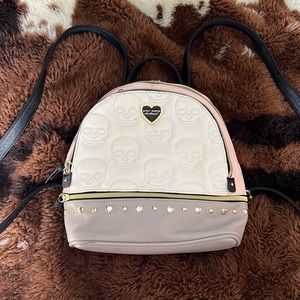 Betsy Johnson Skull Backpack